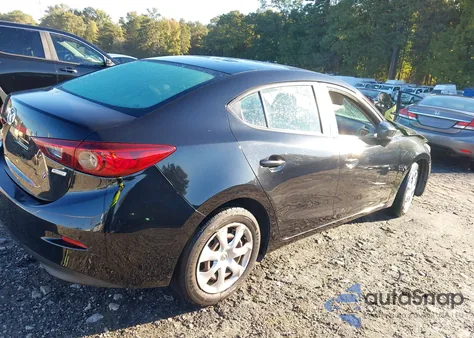 2016 Mazda Mazda3 I Sport z USA, uszkodzony, nr VIN 3MZBM1T74GM328425